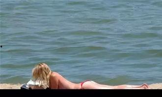 美国裸体成人沙滩视频,真实裸泳文化全景